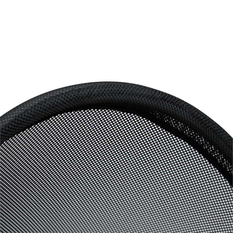 Afuera Living 2-Piece Black Outdoor Fabric Mesh Foldable Chair