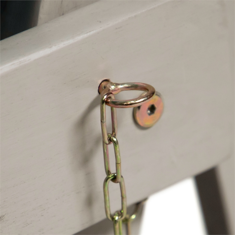 Afuera Living Expandable Outdoor Patio Daybed in Gray Acacia Wood