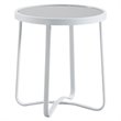Afuera Living Modern / Contemporary Outdoor Side Table in French White