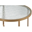 Afuera Living Modern / Contemporary Outdoor Coffee Table in French Gold