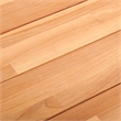 Afuera Living Contemporary Outdoor Teak Wood Coffee Table in Natural