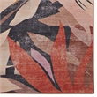 Afuera Living Indoor Outdoor Luna Polyester Area 5'x7' Rug in Orange and Cream