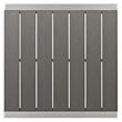 Afuera Living 3 Piece Patio Pub Set in Silver and Gray Finish
