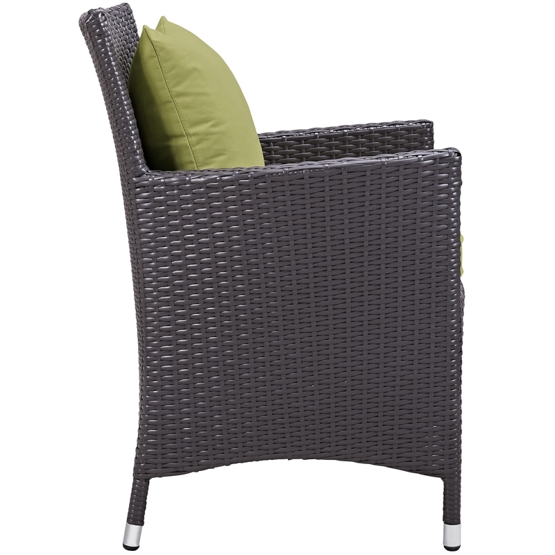 Afuera Living 11-Piece Modern Rattan Patio Dining Set in Espresso