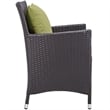 Afuera Living 11-Piece Modern Rattan Patio Dining Set in Espresso