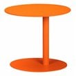 Afuera Living Modern Aluminum Frame Patio Side Table in Orange