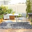 Afuera Living Mid-Century Outdoor/Indoor Dining Table in Gray