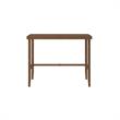 Afuera Living Outdoor Living Patio Bar Table in Steel in Brown