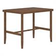 Afuera Living Outdoor Living Patio Bar Table in Steel in Brown