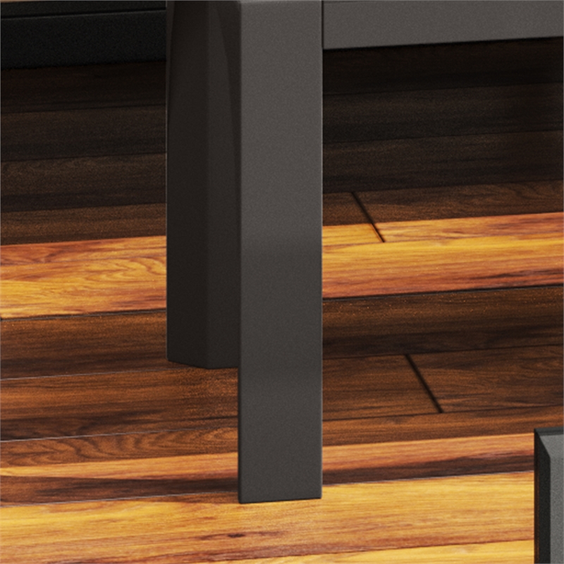 Afuera Living Traditional Aluminum Outdoor Aluminum Coffee Table in Gray