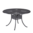 Afuera Living Traditional Aluminum 5 Piece Outdoor Dining Set in Charcoal