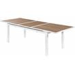 Afuera Living Brown Wood Outdoor Patio Extendable Dining Table