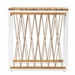 Afuera Living Modern Modern Outdoor End Table in Natural Set of 2