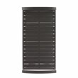 Afuera Living Contemporary Metal Outdoor Bar Cart in Oil Rubbed Bronze