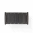 Afuera Living Contemporary Metal Outdoor Bar Cart in Oil Rubbed Bronze