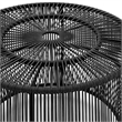Afuera Living Wicker / Rattan Round Outdoor Coffee Table in Black