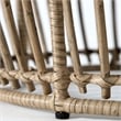 Afuera Living Wicker / Rattan Round Outdoor Coffee Table in Natural