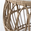 Afuera Living Wicker / Rattan Round Outdoor Coffee Table in Natural