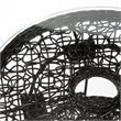 Afuera Living Wicker / Rattan Round Outdoor Coffee Table in Black