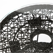 Afuera Living Wicker / Rattan Round Outdoor Coffee Table in Black