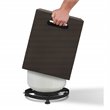 Afuera Living Modern Metal Propane Tank Cover in Kodiak Brown