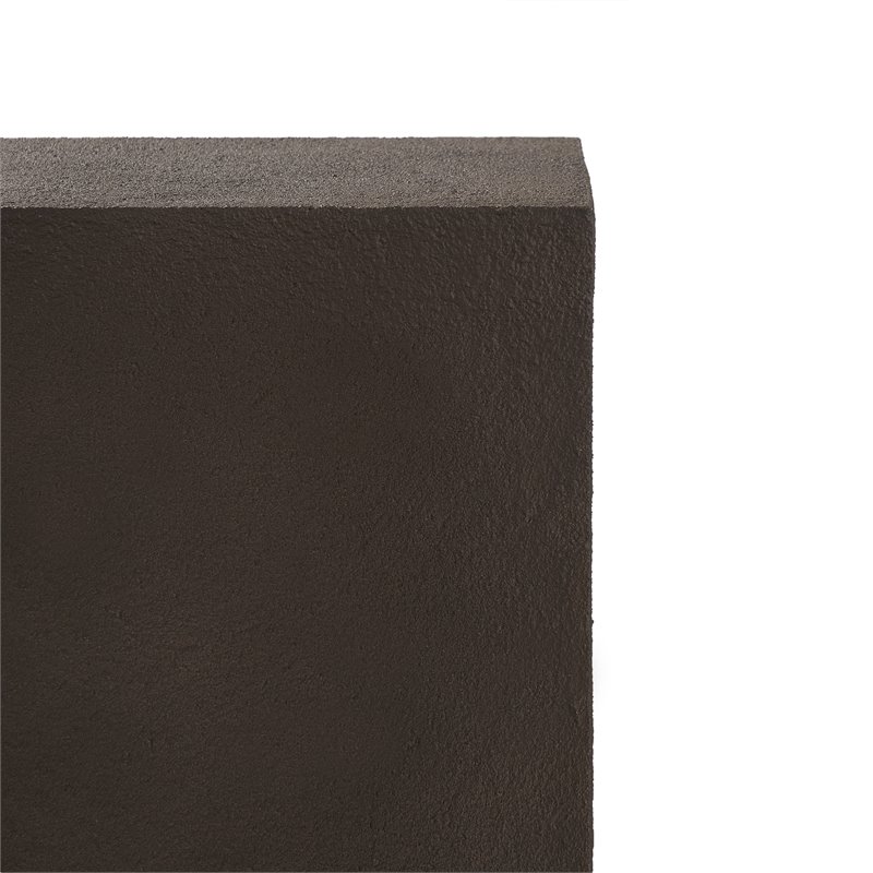 Afuera Living Modern Metal Propane Tank Cover in Kodiak Brown