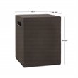 Afuera Living Modern Metal Propane Tank Cover in Kodiak Brown