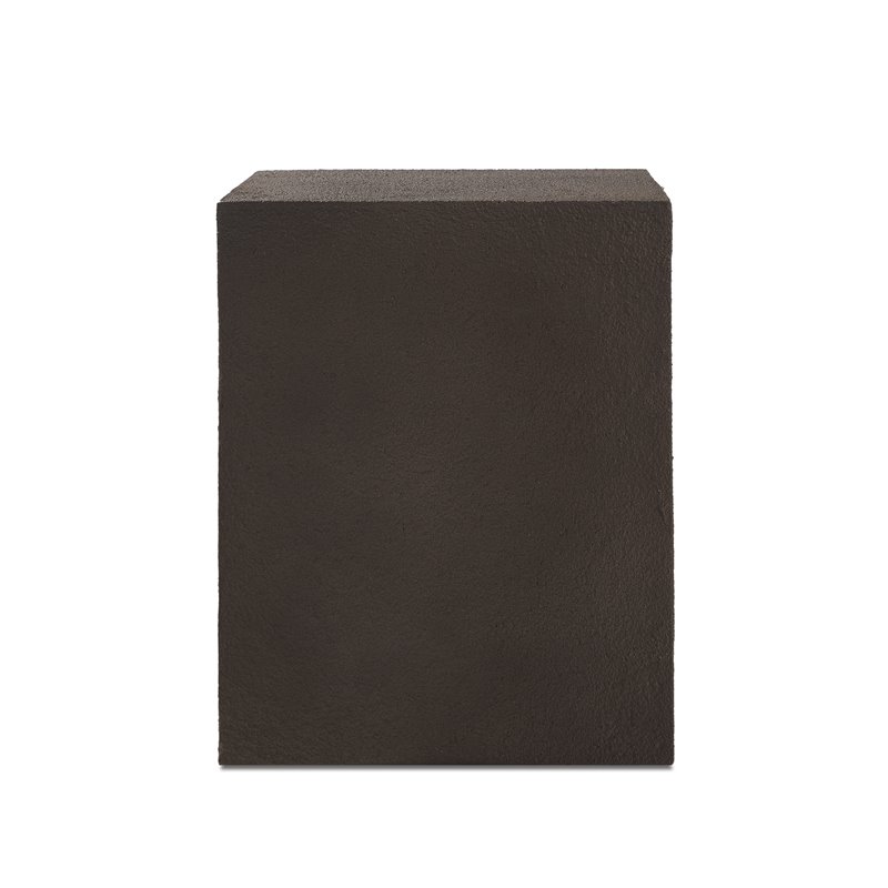 Afuera Living Modern Metal Propane Tank Cover in Kodiak Brown
