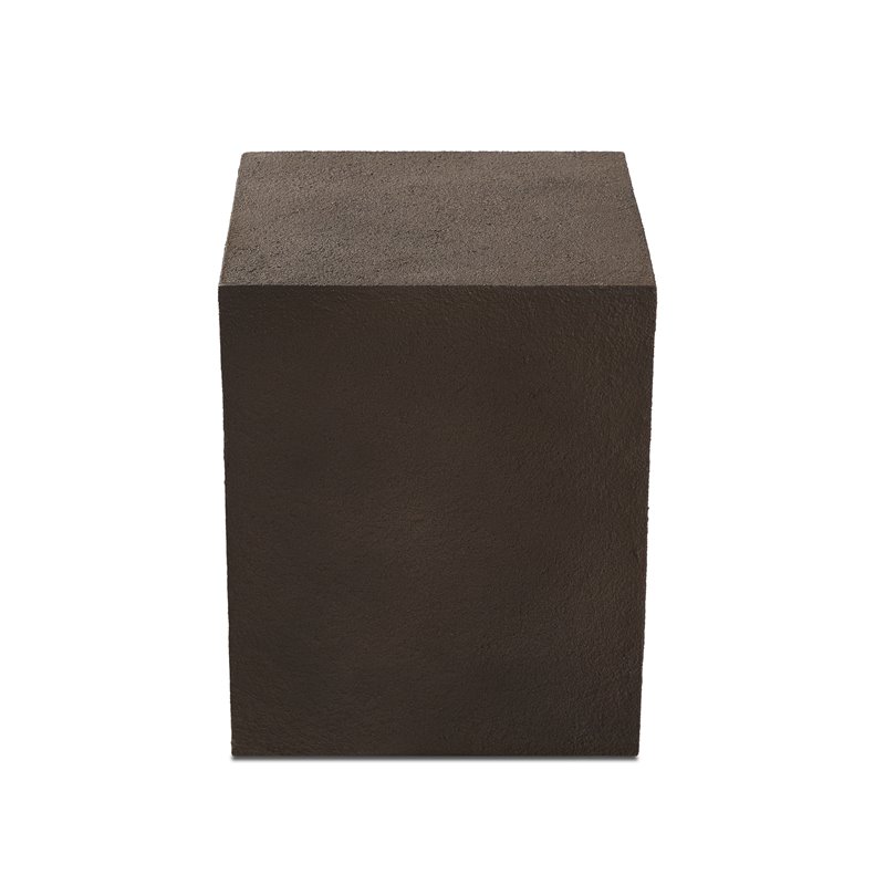 Afuera Living Modern Metal Propane Tank Cover in Kodiak Brown
