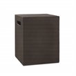 Afuera Living Modern Metal Propane Tank Cover in Kodiak Brown