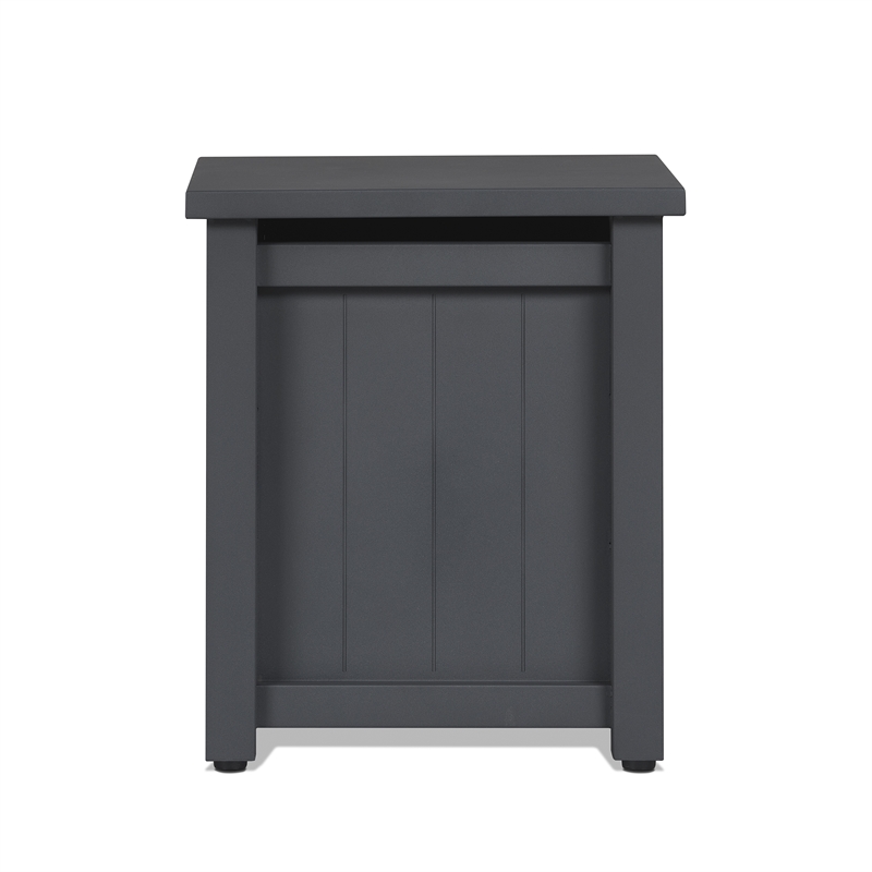 Afuera Living Modern Metal/Plastic Propane Tank Cover in Gray