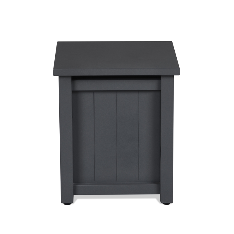 Afuera Living Modern Metal/Plastic Propane Tank Cover in Gray