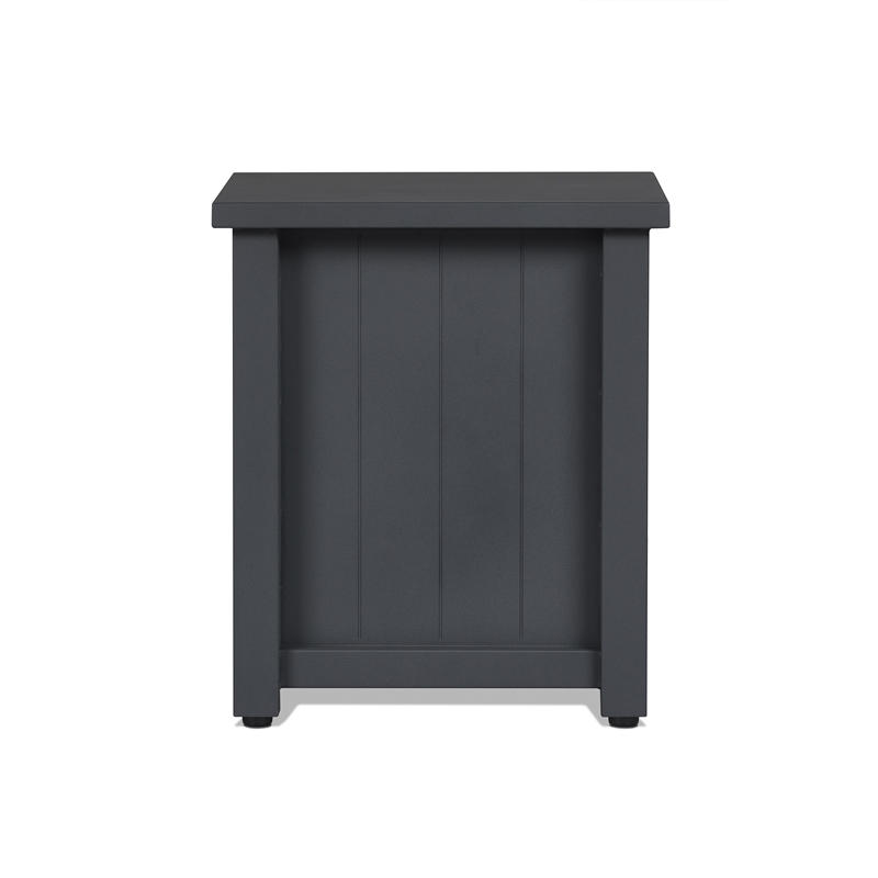 Afuera Living Modern Metal/Plastic Propane Tank Cover in Gray