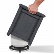Afuera Living Modern Metal/Plastic Propane Tank Cover in Gray