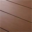 Afuera Living Contemporary Natural Outdoor Patio Coffee Table