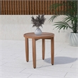 Afuera Living Contemporary Outdoor Patio End Table in Natural