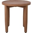 Afuera Living Contemporary Outdoor Patio End Table in Natural