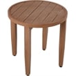 Afuera Living Contemporary Outdoor Patio End Table in Natural