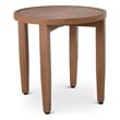 Afuera Living Contemporary Outdoor Patio End Table in Natural