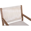 Afuera Living Cream Outdoor Patio Dining Arm Chair (Set of 2)