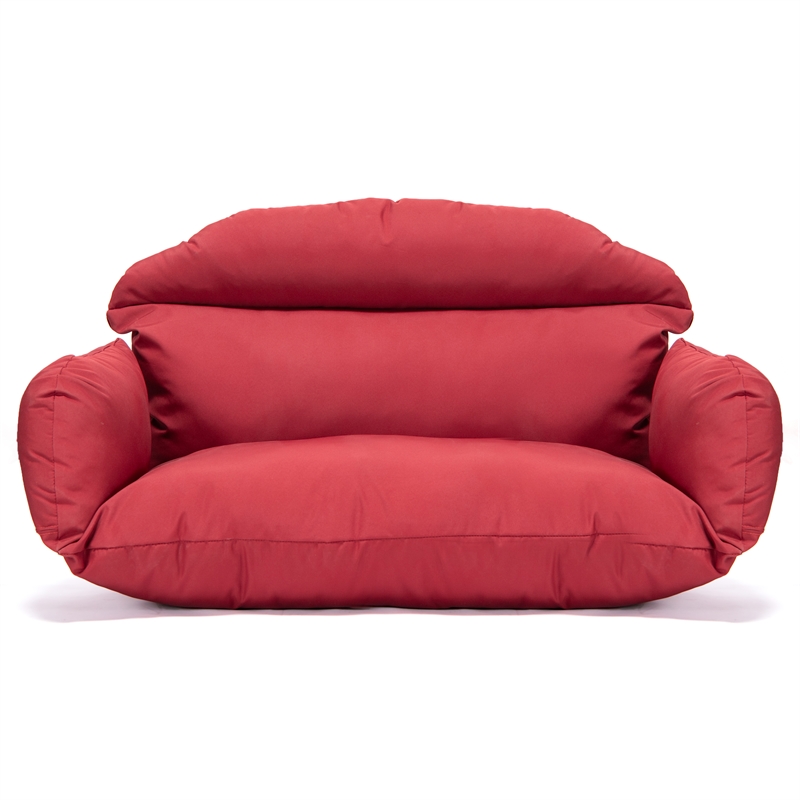 Afuera Living 2 person Double Egg Swing Chair Cushion in Red