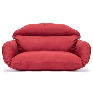 Afuera Living 2 person Double Egg Swing Chair Cushion in Red
