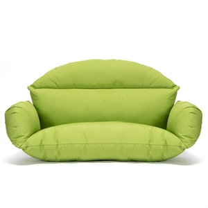 Afuera Living 2 person Double Egg Swing Chair Cushion in Light Green