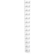 Afuera Living Lightweight Outdoor Stackable Dining Chair Set Of 4 In White