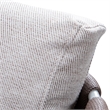 Afuera Living Modern Rope Frame Outdoor Dining Chair With Cushions in Brown