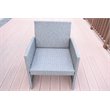 Afuera Living Contemporary 3 Piece Wicker Bistro Set in Brown