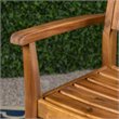 Afuera Living Modern Outdoor 5 Piece Acacia Wood Bar Set in Teak