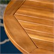 Afuera Living Modern Outdoor 5 Piece Acacia Wood Bar Set in Teak