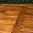 Afuera Living Modern Outdoor 5 Piece Acacia Wood Bar Set in Teak