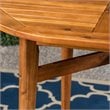 Afuera Living Modern Outdoor 5 Piece Acacia Wood Bar Set in Teak